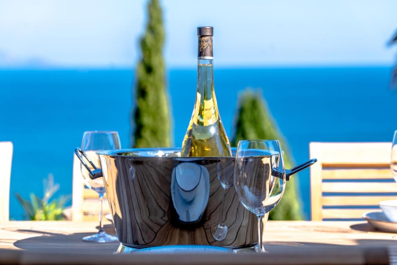 Luxueuse Villa, Incroyable Vue Mer, Piscine Sainte-Maxime Esterno foto