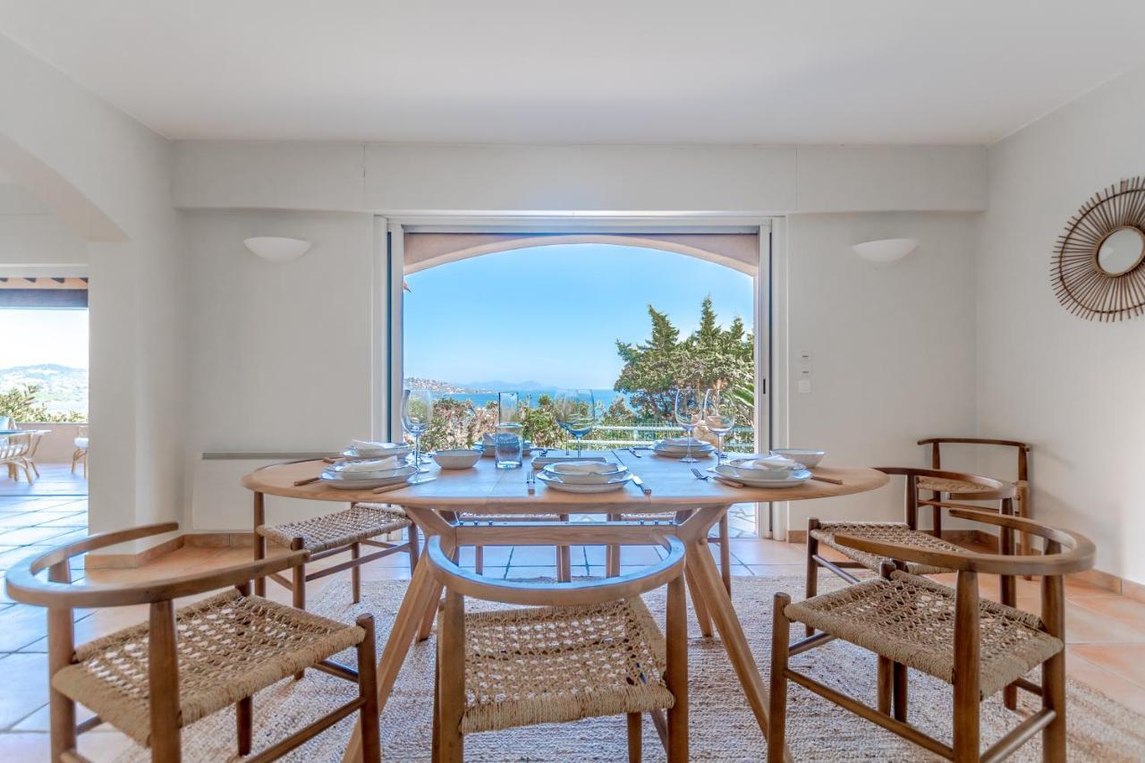 Luxueuse Villa, Incroyable Vue Mer, Piscine Sainte-Maxime Esterno foto