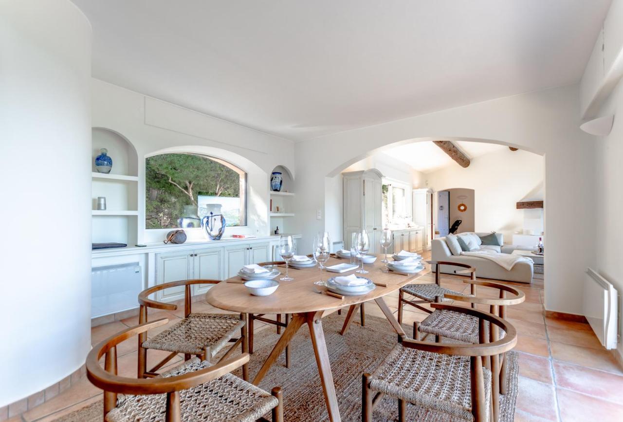 Luxueuse Villa, Incroyable Vue Mer, Piscine Sainte-Maxime Esterno foto
