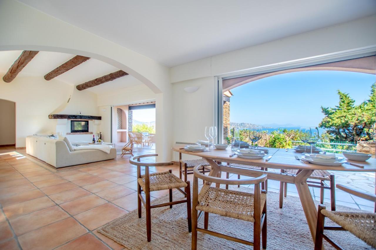 Luxueuse Villa, Incroyable Vue Mer, Piscine Sainte-Maxime Esterno foto