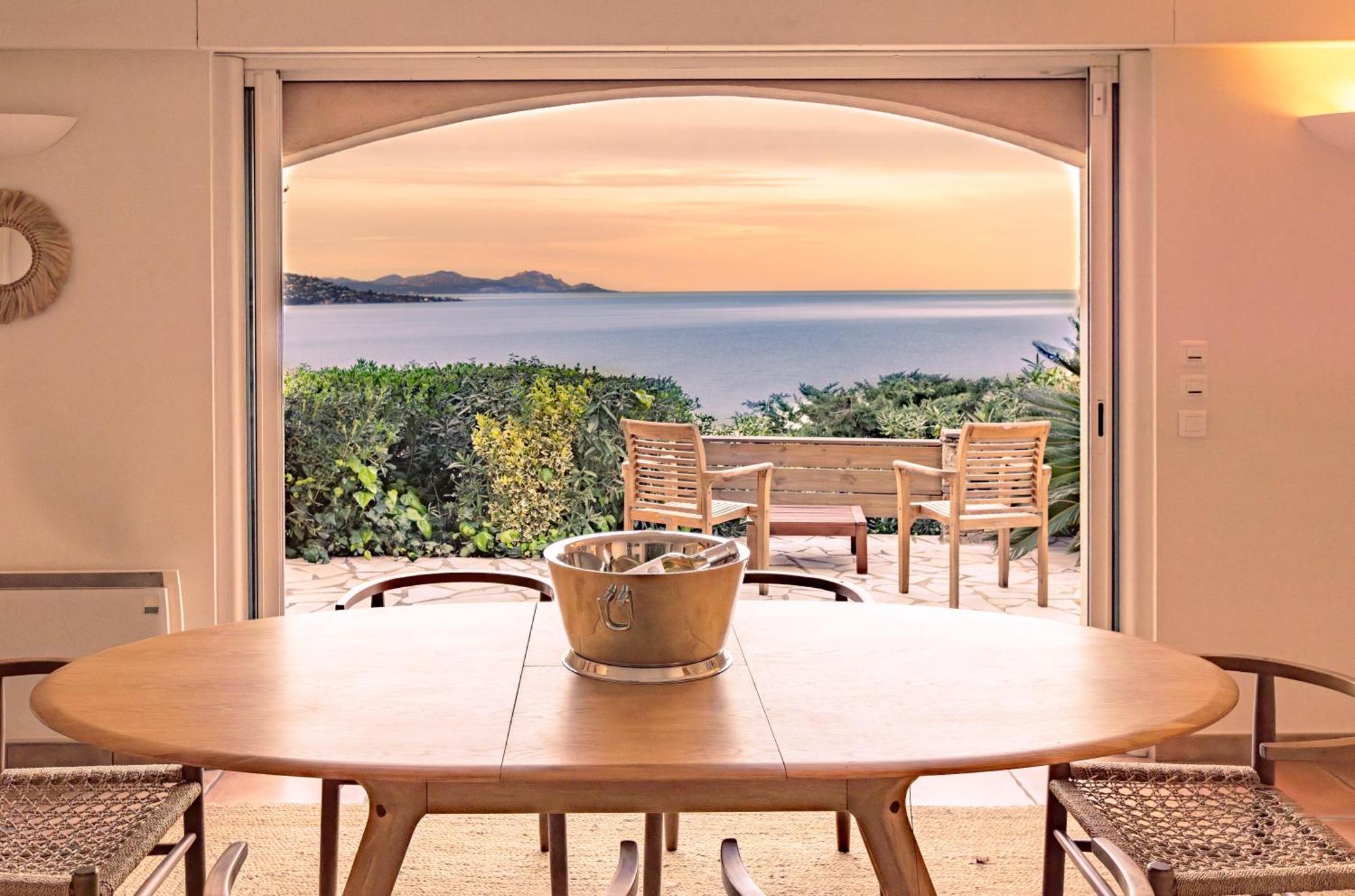 Luxueuse Villa, Incroyable Vue Mer, Piscine Sainte-Maxime Esterno foto