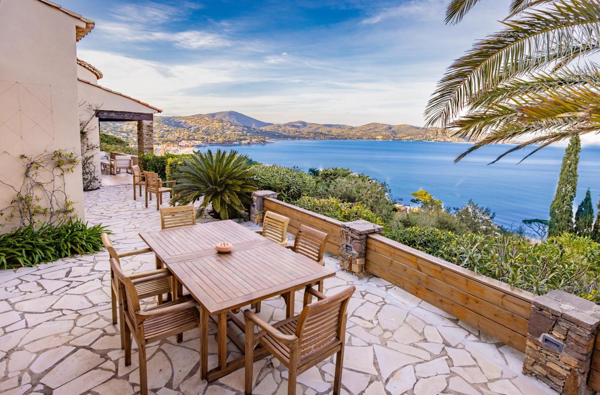 Luxueuse Villa, Incroyable Vue Mer, Piscine Sainte-Maxime Esterno foto